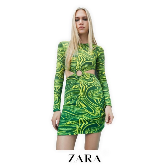 zara green snake print dress Neck Tie in Witchery Dress Tartan